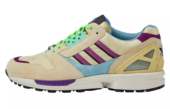 Кроссовки мужские Gucci x Adidas Originals ZX 8000, бежевый