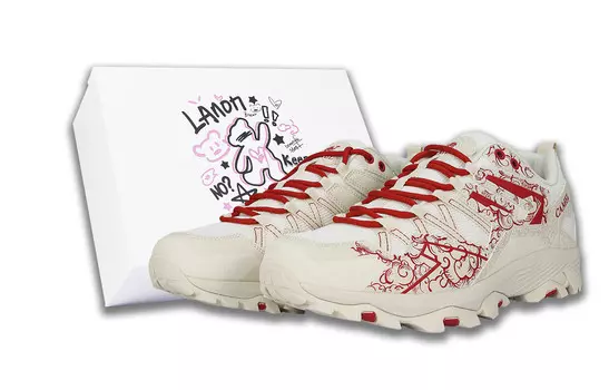 Мужская обувь Kunlun Outdoor Performance с низким верхом, красная Camel