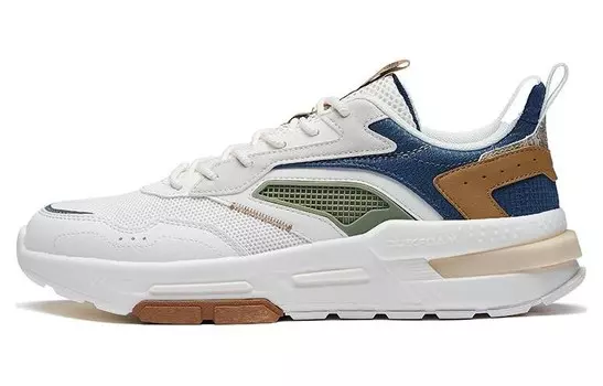 Мужская обувь Lifestyle с низким верхом, белая/синяя/коричневая 361°