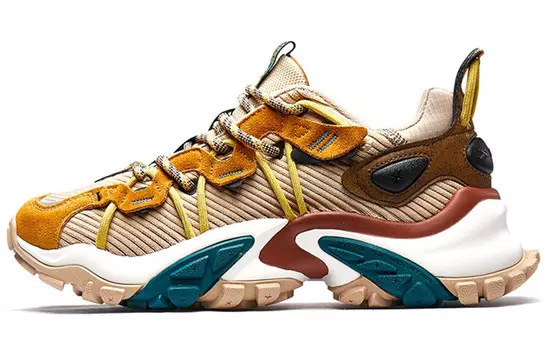 Мужская обувь Lifestyle с низким верхом бежевого/коричневого цвета Xtep