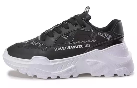 Мужская обувь Lifestyle с низким верхом, черного/белого цвета Versace Jeans