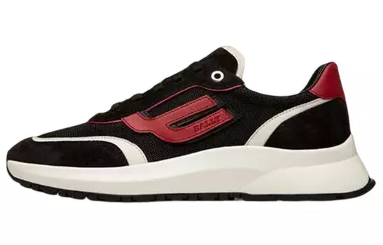 Мужская обувь Lifestyle с низким верхом, черного/красного цвета Bally