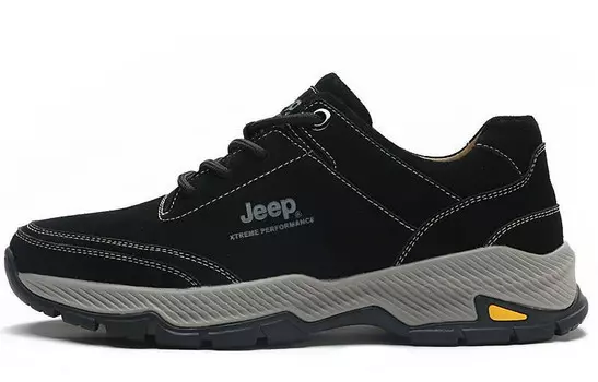 Мужская обувь Lifestyle с низким верхом, черного/серого/желтого цвета Jeep