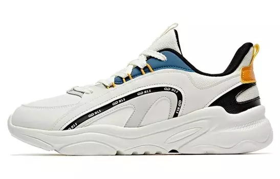 Мужская обувь Lifestyle с низким верхом, черного/белого/синего цвета Qiaodan