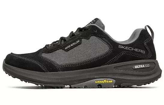 Мужская обувь Lifestyle с низким верхом, черного/серого цвета с углеродным волокном Skechers