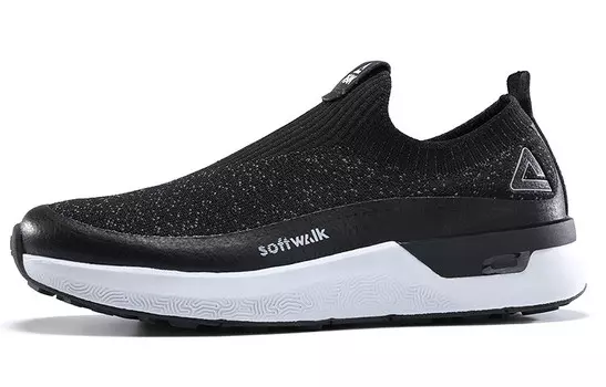 Мужская обувь Lifestyle с низким верхом, черного/светло-серого цвета Peak