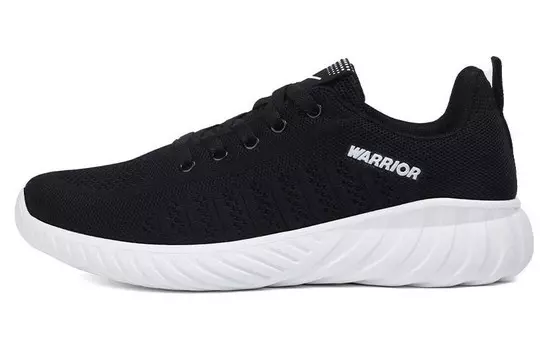 Мужская обувь Lifestyle с низким верхом, черного/белого цвета Warrior