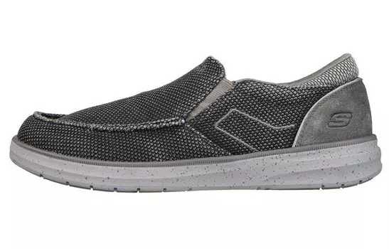 Мужская обувь Lifestyle с низким верхом, черного/серого цвета Skechers