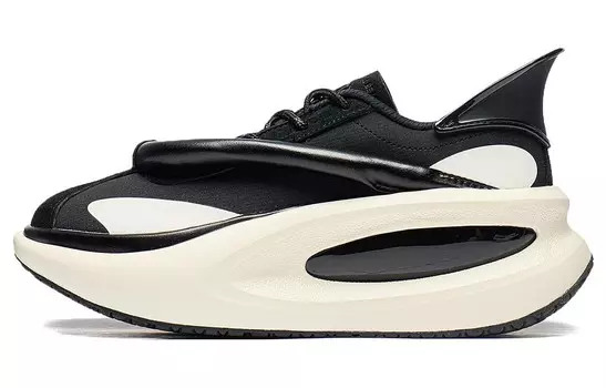 Мужская обувь Lifestyle с низким верхом, черного/белого цвета Lining