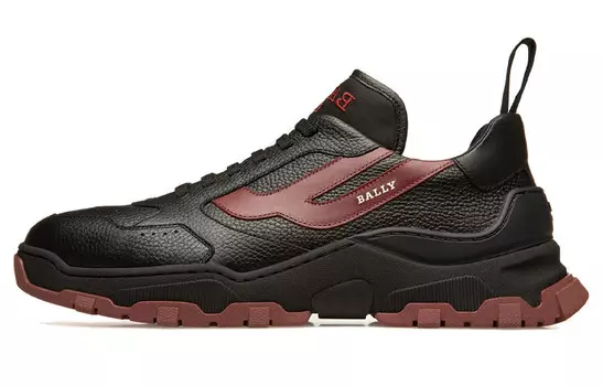 Мужская обувь Lifestyle с низким верхом, черного/красного цвета Bally