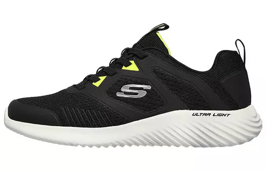 Мужская обувь Lifestyle с низким верхом, черного/желтого цвета Skechers