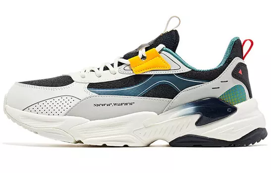 Мужская обувь Lifestyle с низким верхом цвета слоновой кости/черного цвета Erke