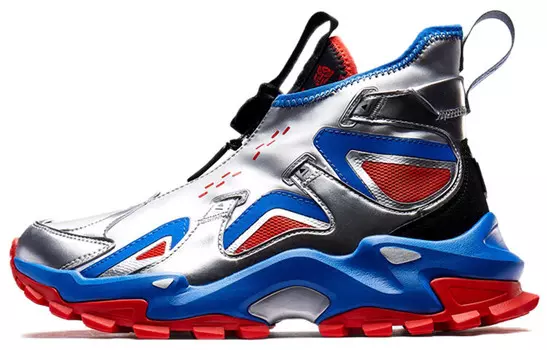 Мужская обувь Lifestyle с высоким берцем, серебристая/орхидея Xtep