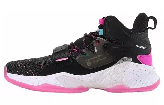 Мужская обувь Lifestyle средней высоты черного/фиолетового/белого цвета Xtep