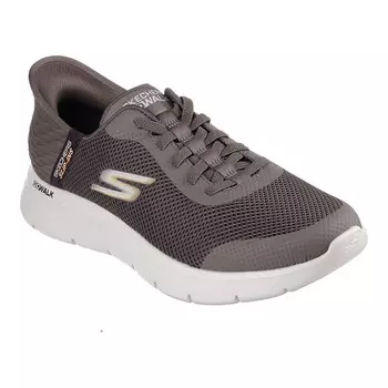 Мужская обувь Skechers Hands Free Slip-ins GO WALK Flex Hands Up, коричневый