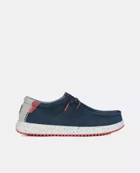 Мужская обувь валаби на нескользящей подошве Walk In Pitas, тёмно-синий