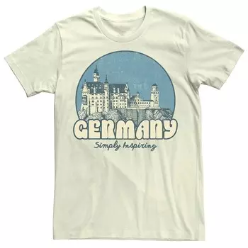 Мужская одежда для путешествий Германия Футболка Simply Inspiring Licensed Character, цвет Natural