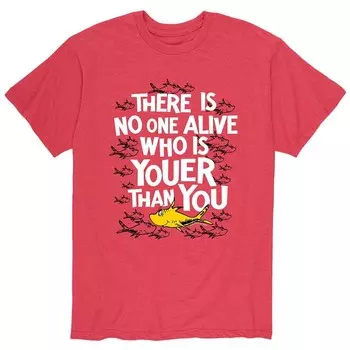 Мужская одежда Dr. Seuss No One Youer Than You Licensed Character, красный