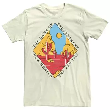 Мужская одежда New Mexico The Land Of Enchanted Est. Январь 1912 г. Футболка Licensed Character