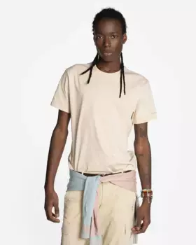 Мужская однотонная футболка с коротким рукавом Harper & Neyer, цвет Piedra