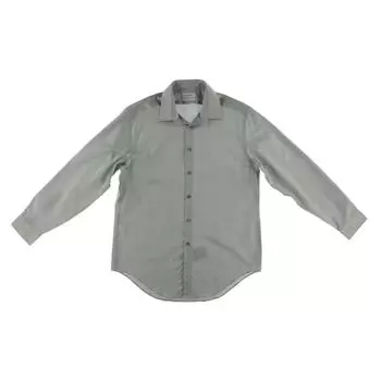 Мужская однотонная хлопковая рубашка Calvin Klein, цвет smoke