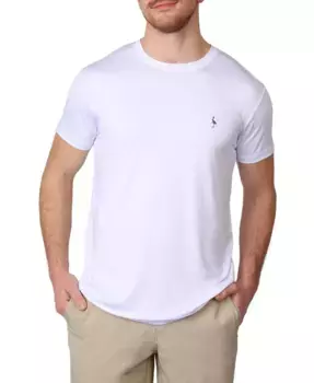 Мужская однотонная меланжевая футболка для активного отдыха Tailorbyrd, белый