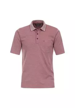 Мужская однотонная рубашка-поло CASAMODA, цвет Hellrot