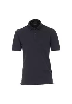 Мужская однотонная рубашка-поло CASAMODA, темно-серый