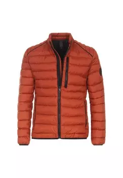 Мужская однотонная стеганая куртка CASAMODA, цвет Dunkelorange