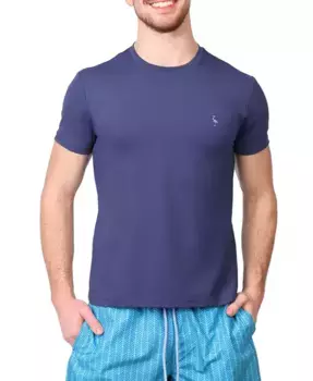 Мужская однотонная термозащитная футболка с коротким рукавом Performance Tailorbyrd, синий