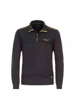 Мужская однотонная толстовка CASAMODA, темно-синий