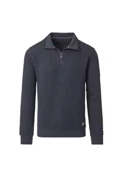 Мужская однотонная толстовка CASAMODA, темно-синий