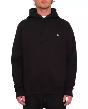 Мужская однотонная толстовка с капюшоном Volcom, черный