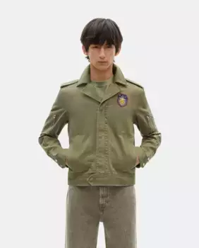Мужская офицерская куртка The Kooples, темно-зеленый