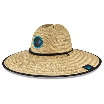 Мужская официальная соломенная кепка спасателя New Era Natural Carolina Panthers, тренировочный лагерь НФЛ