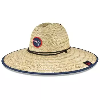 Мужская официальная соломенная кепка спасателя New Era Natural New England Patriots, тренировочный лагерь НФЛ