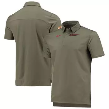 Мужская оливковая футболка-поло Alabama Crimson Tide UV Collegiate Performance Nike