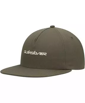 Мужская оливковая кепка DNA Omni Snapback Quiksilver, зеленый