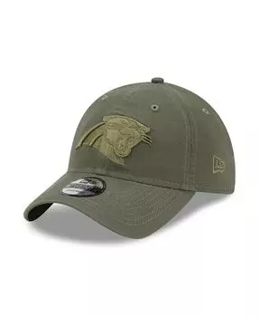 Мужская оливковая регулируемая кепка Carolina Panthers Core Classic 2.0 в тон 9TWENTY New Era