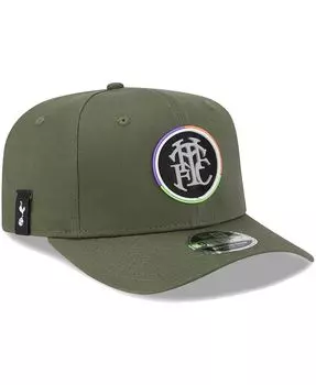 Мужская оливковая регулируемая кепка Tottenham Hotspur Flock 9FIFTY New Era