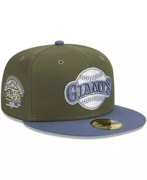 Мужская оливково-синяя приталенная шляпа San Francisco Giants 59FIFTY New Era