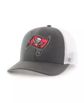 Мужская оловянно-белая кепка Tampa Bay Buccaneers Trophy Trucker Flex '47 Brand