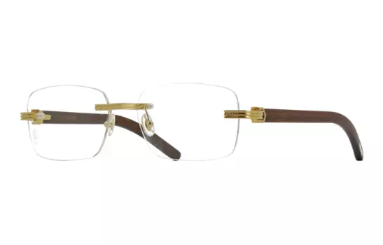 Мужская оптическая оправа CARTIER, Brown