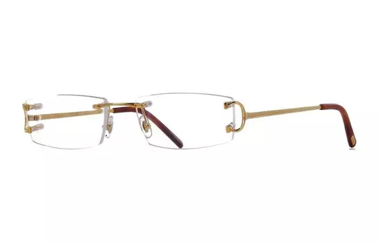 Мужская оптическая оправа CARTIER, Gold