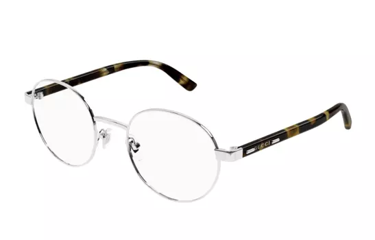 Оправа мужская Gucci овальная, серый / коричневый
