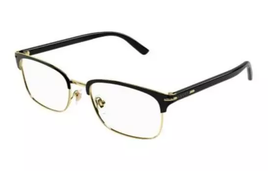 Оправа мужская Gucci модная, черный / золотой