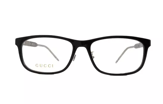 Оправа мужская Gucci в прямоугольной форме, черный