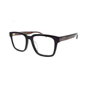 Оправа мужская Gucci Rectangle, черный / коричневый