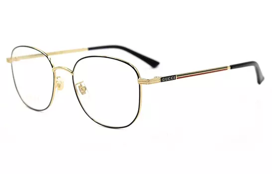 Оправа мужская Gucci с чехлом, черный / золотой