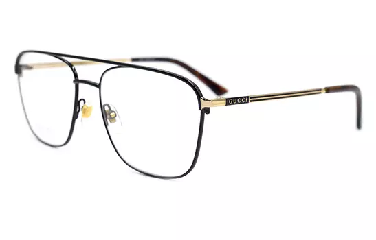 Оправа мужская Gucci Aviator, черный / золотой